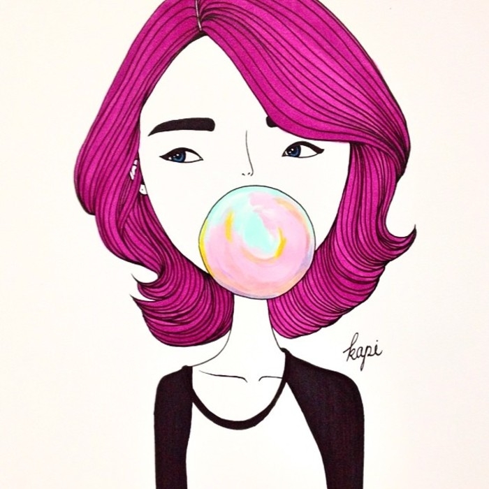 QQ卡通头像个性可爱插画头像唯美图片