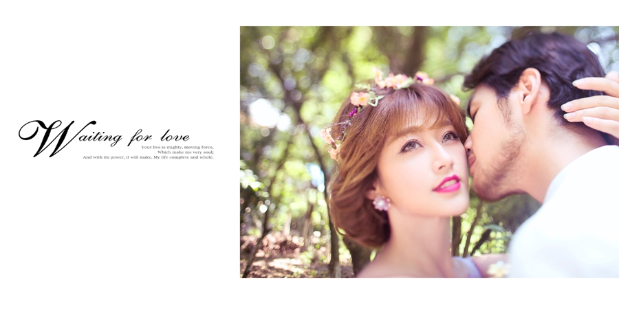 Waiting for love 婚纱照