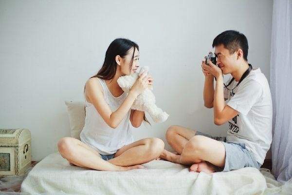 小清新情侣唯美风写真图片