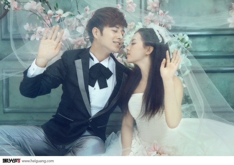 花香物语 婚纱照