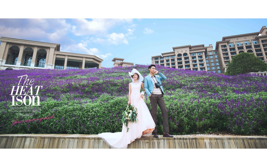 希尔顿 婚纱照