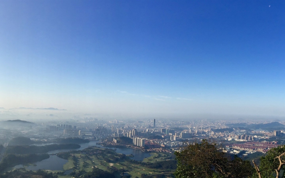 清晨城市景观高清桌面壁纸图片下载