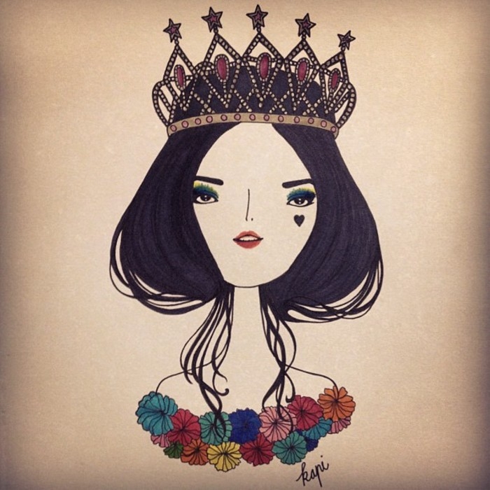 QQ卡通头像个性可爱插画头像唯美图片