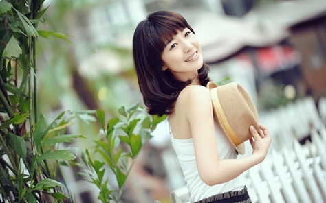 小清新美眉许薇高清桌面壁纸