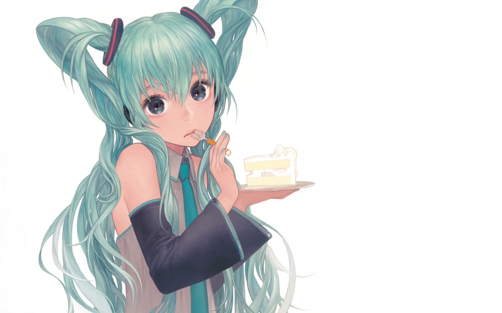 初音未来可爱清新同人桌面壁纸