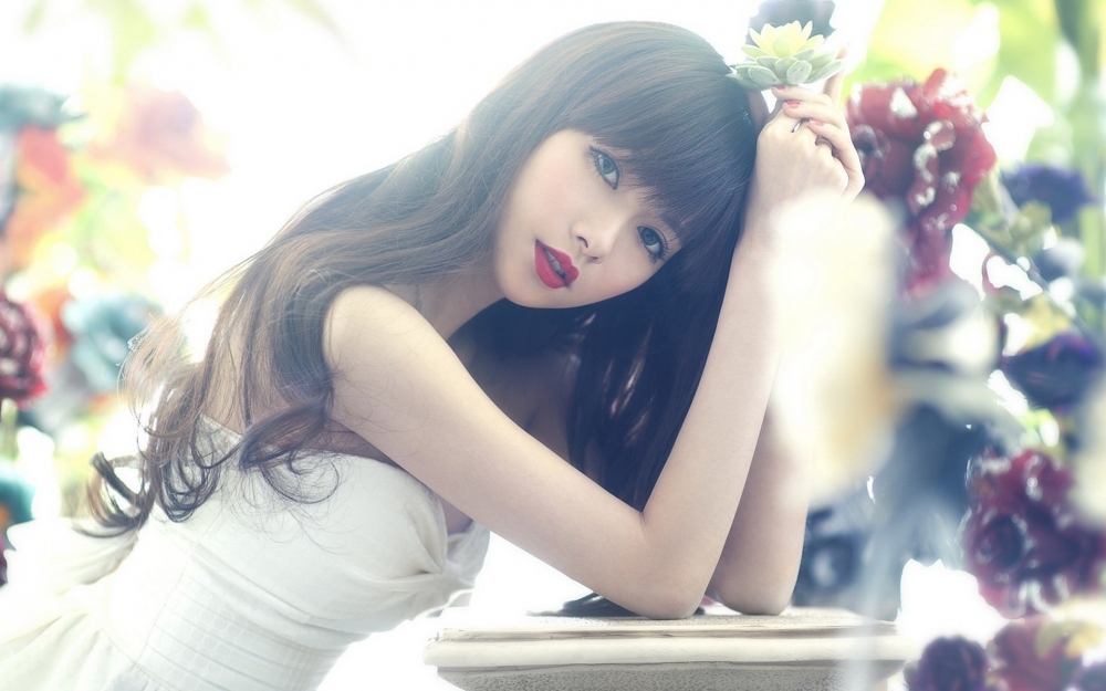宅男女神气质美女唯美高清养眼写真桌面壁纸下载