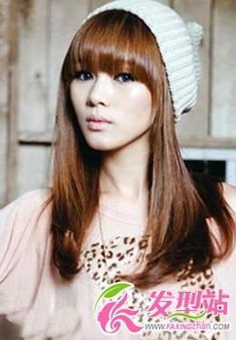 韩国6款小V脸发型 变身完美脸型女生