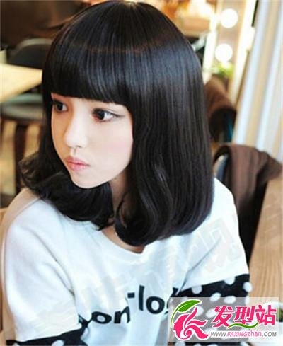 女生简单气质短发发型 时尚甜美文艺范