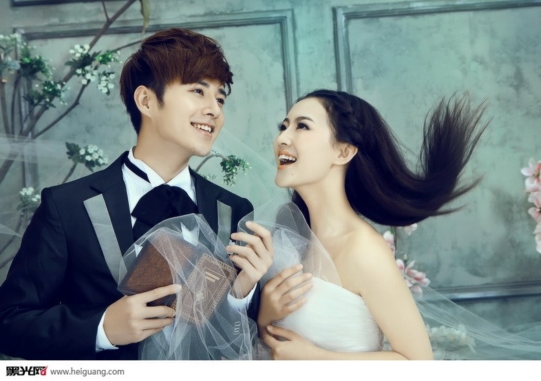 花香物语 婚纱照