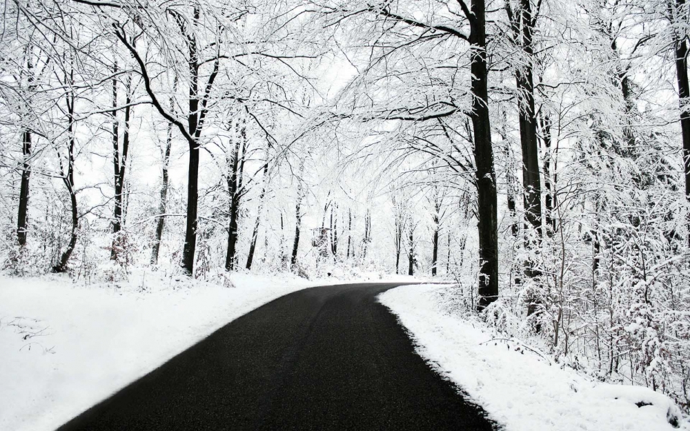 唯美雪景山川