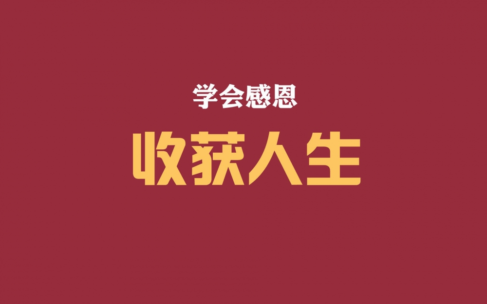 纯色感恩文字控励志高清桌面壁纸 第一辑