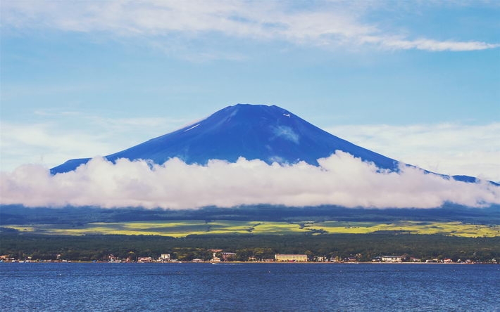 清新富士山风景win7壁纸