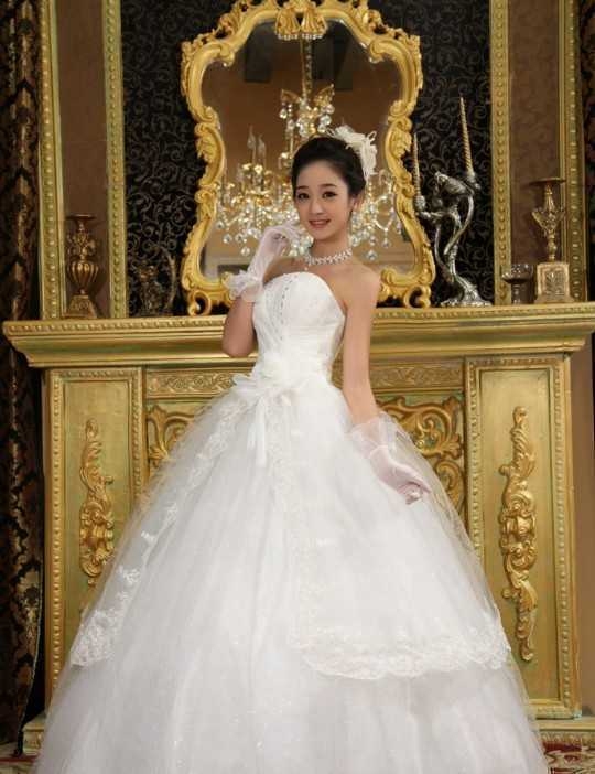 新娘发型 韩式新娘婚纱照发型打造完美新娘