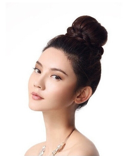 韩式丸子头怎么弄好看图片