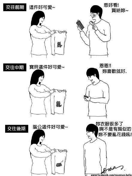据说这就是恋爱中的男女日常