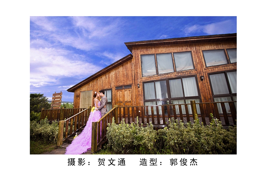 紫色迷情 婚纱照