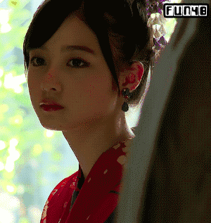 桥本环奈红色和服少女写真