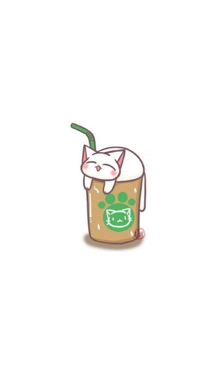 唯美可爱呆萌动漫小猫咪卡通图片