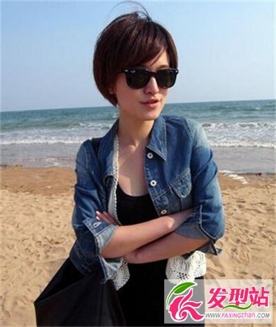 女生简单气质短发发型 时尚甜美文艺范