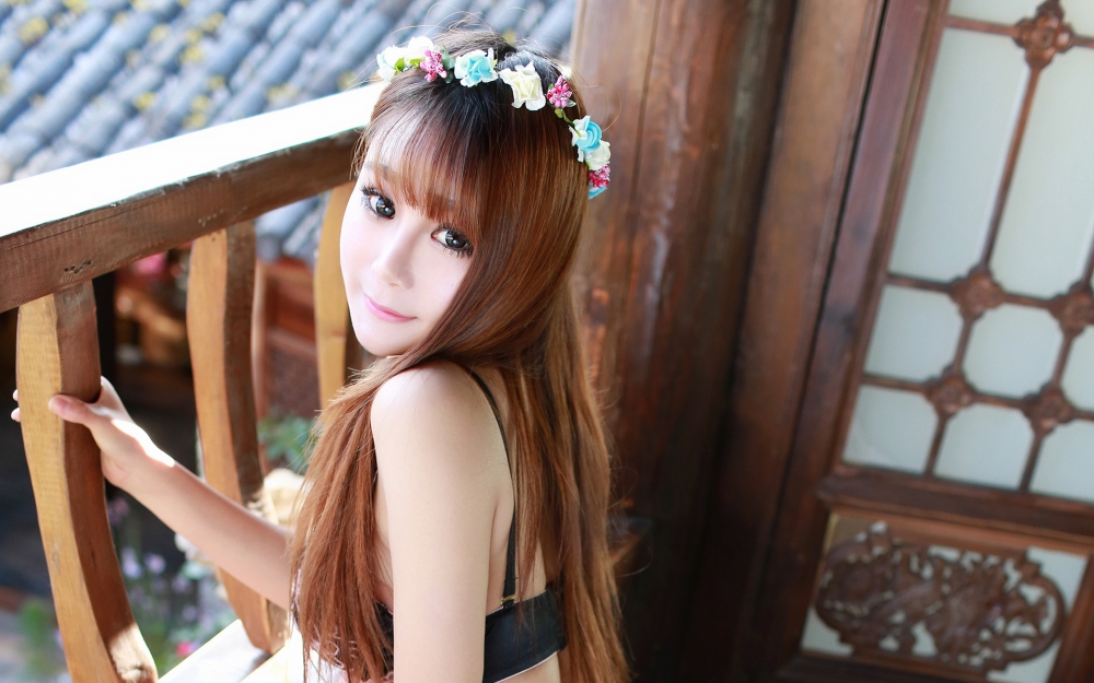 童颜巨乳子纯儿Annie性感诱惑写真电脑高清桌面图片