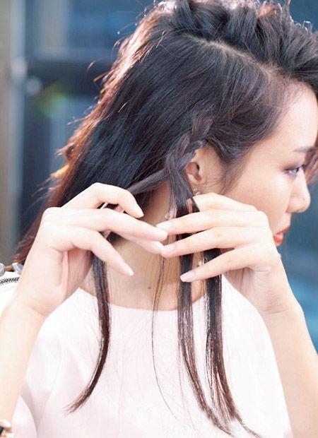 成熟优雅职场OL扎发教程图解  瞬间气质大增