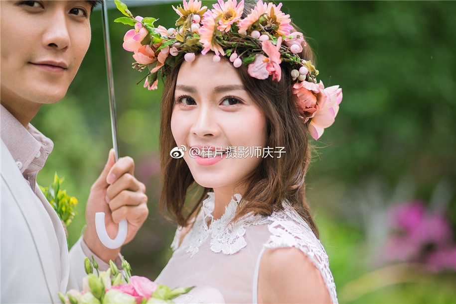 夏有繁花 婚纱照