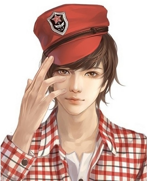 画里的美少年