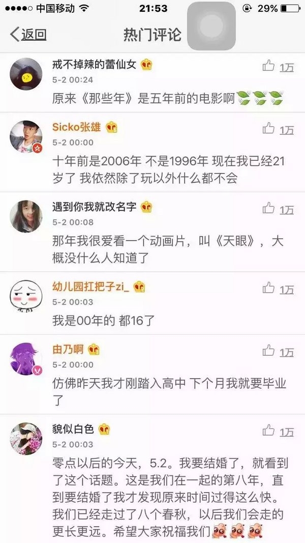 是哪个瞬间，会让你感觉时光流逝的很快
