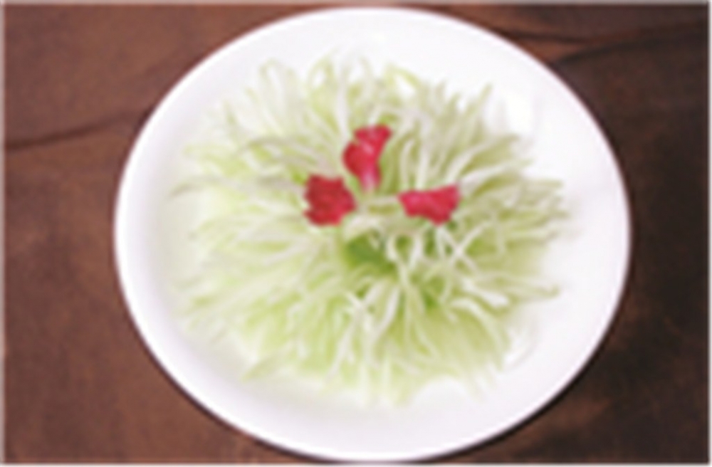 西琴菊花中式菜品美食素材图片