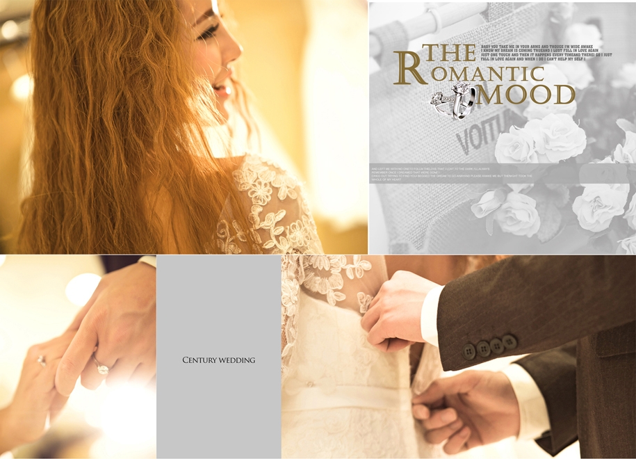 The romantic mood 婚纱照