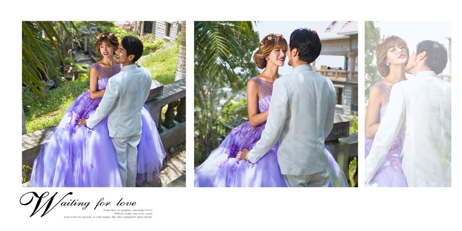 Waiting for love 婚纱照