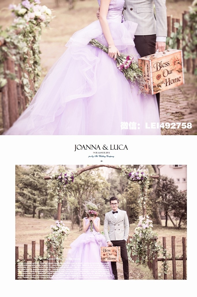 田园小径 婚纱照