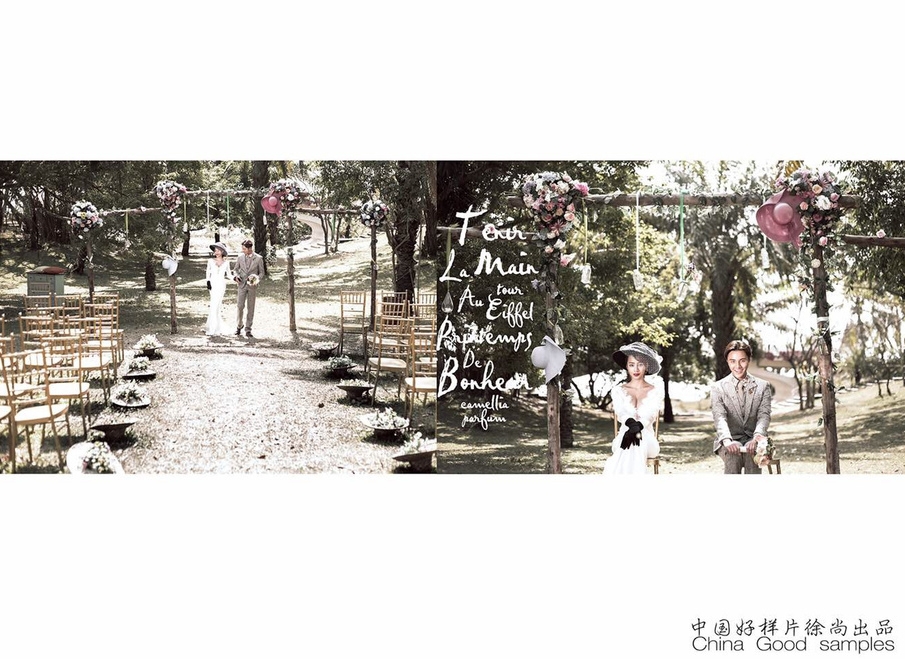复古爱人 婚纱照