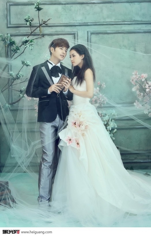 花香物语 婚纱照