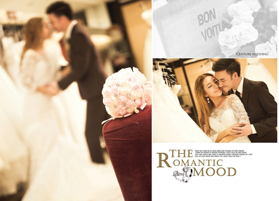 The romantic mood 婚纱照