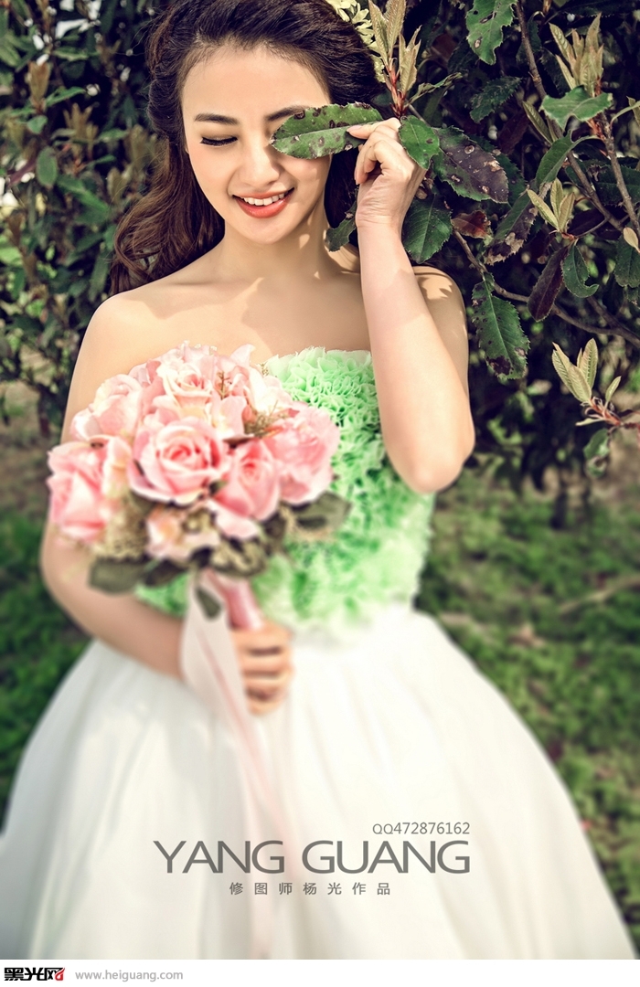 浪漫花语 婚纱照