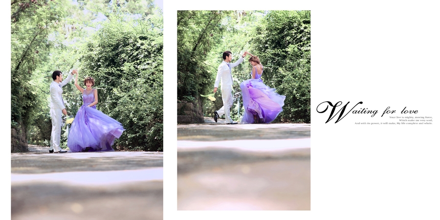 Waiting for love 婚纱照