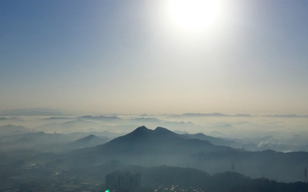 清晨城市景观高清桌面壁纸图片下载