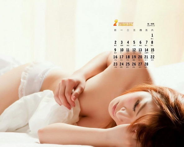 2014年2月日历壁纸之性感特辑