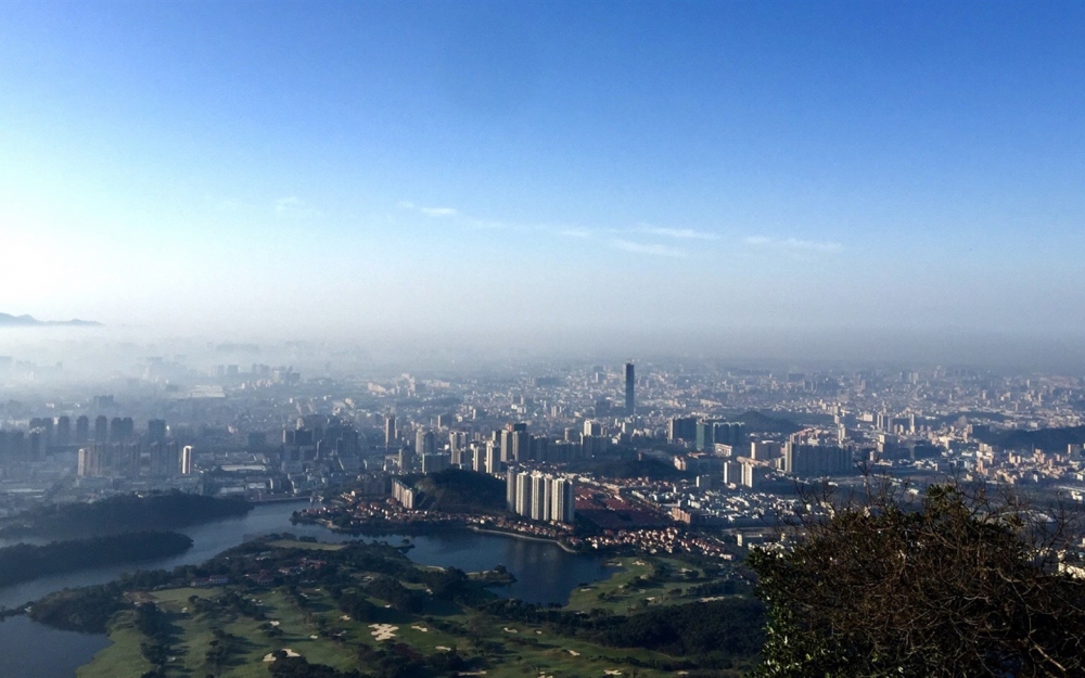 清晨城市景观高清桌面壁纸图片下载