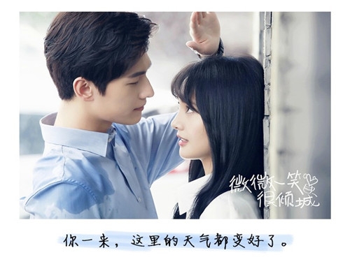 你一来，这里的天气都变好了