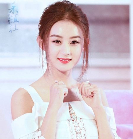 赵丽颖为你示范所有适合约会的少女系发型图片