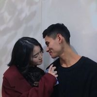 你在闹，我在笑 可爱95后小清新情侣头像