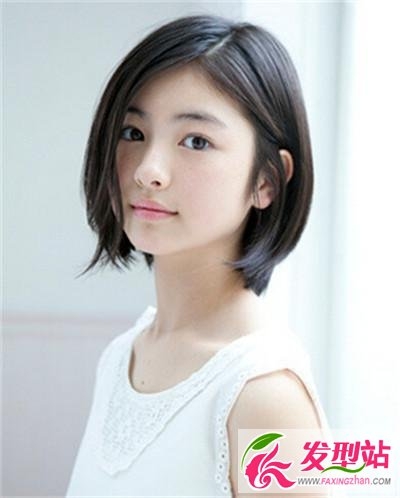 女生简单气质短发发型 时尚甜美文艺范