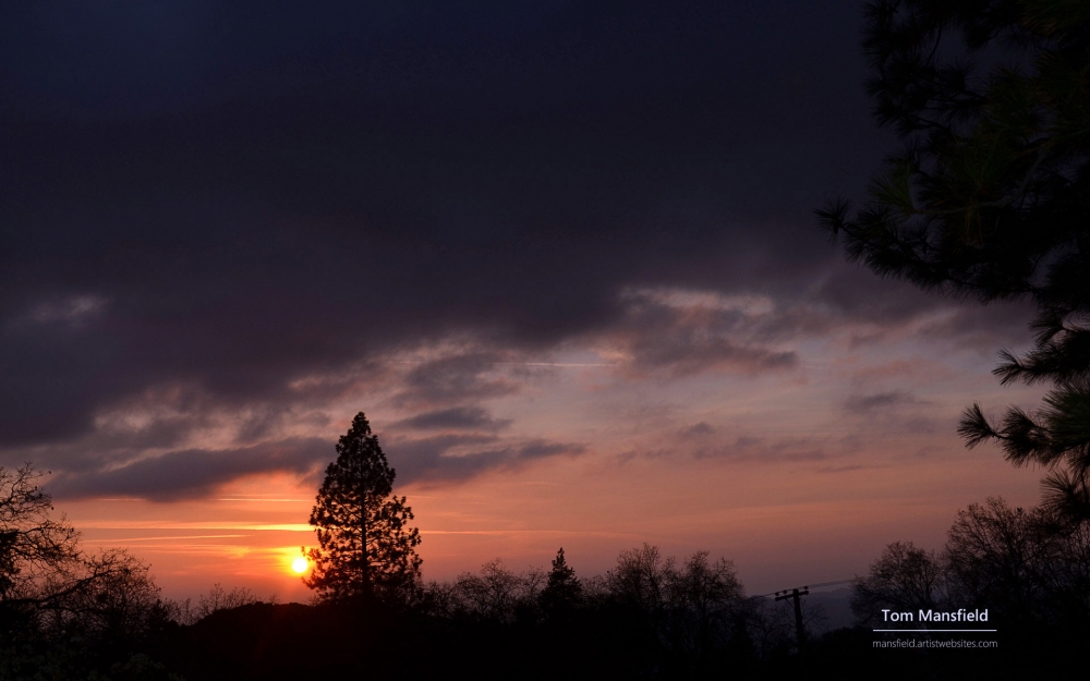 唯美夕阳风光高清桌面壁纸