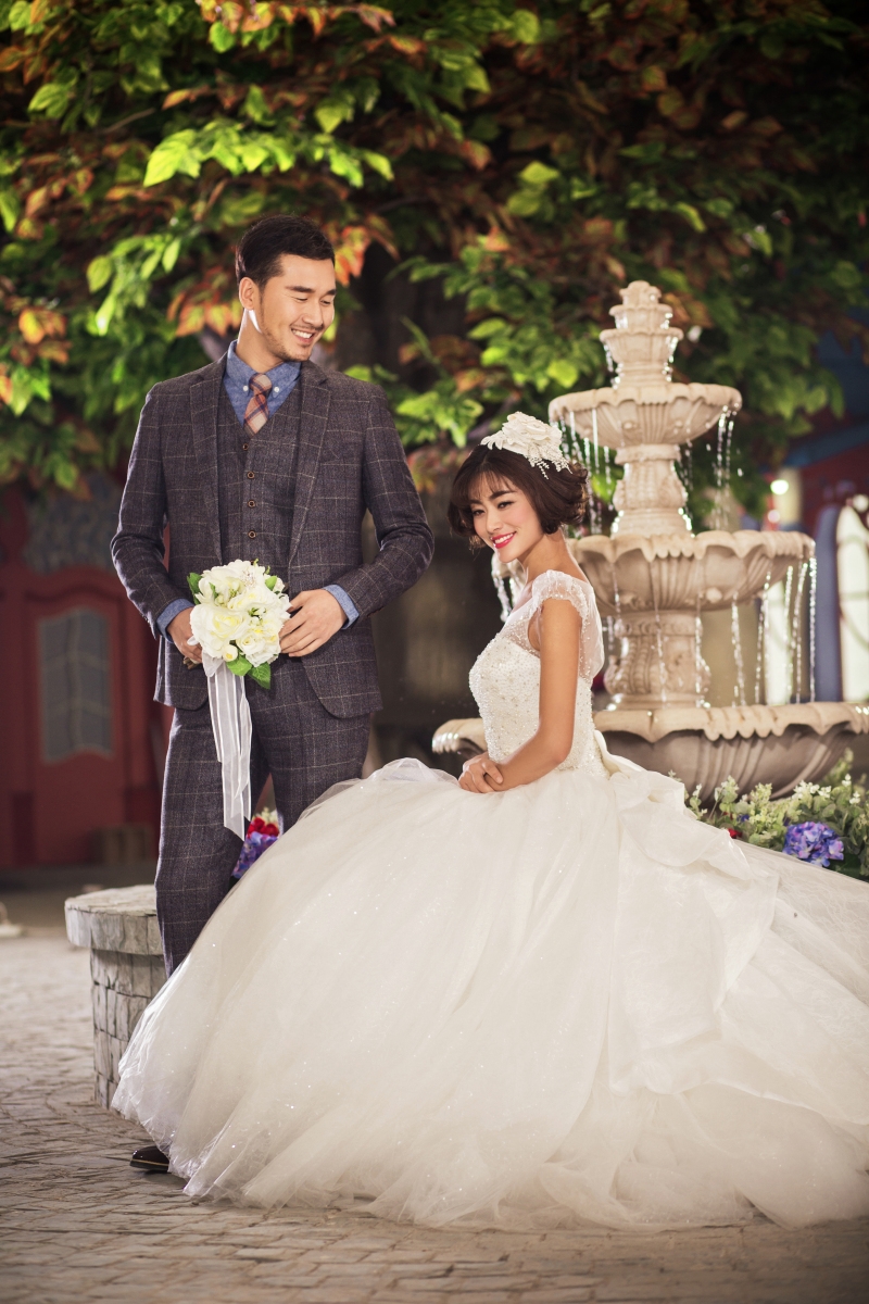 爱的后花园 婚纱照