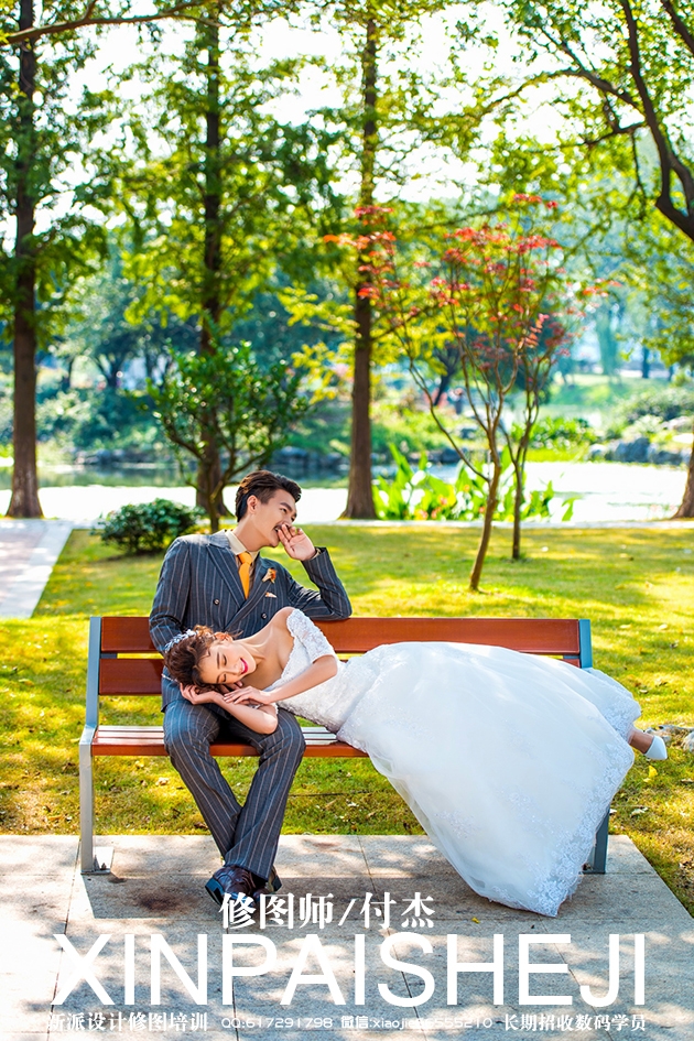 春季的爱恋 婚纱照