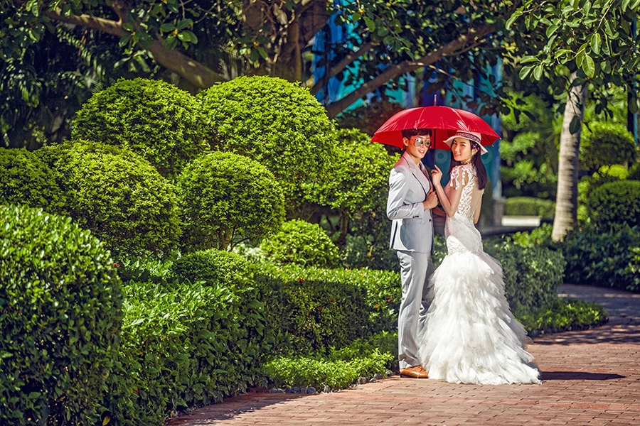 园林爱情 婚纱照