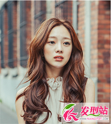 韩国女生发型图片 披肩长发更吸睛
