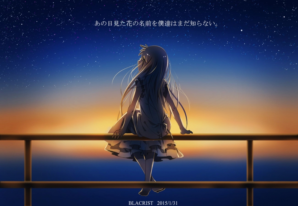 未闻花名本间芽衣子电脑壁纸美图 追忆消失的那朵花